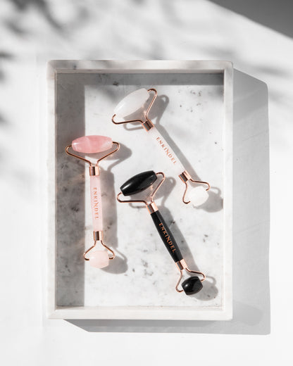 Rose Quartz Facial Massage Set